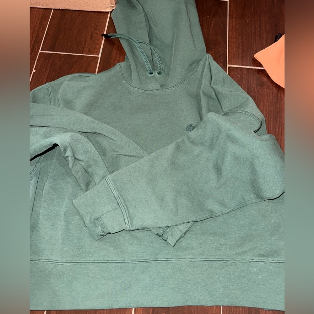 Lacoste green hoodie